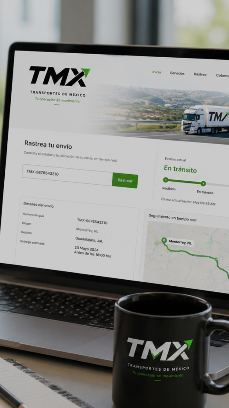 Plataforma de rastreo TMX